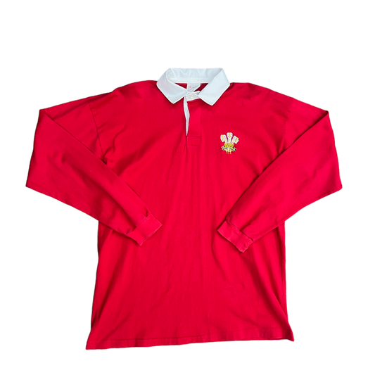 80s Wales Rugby Shirt Size XL
