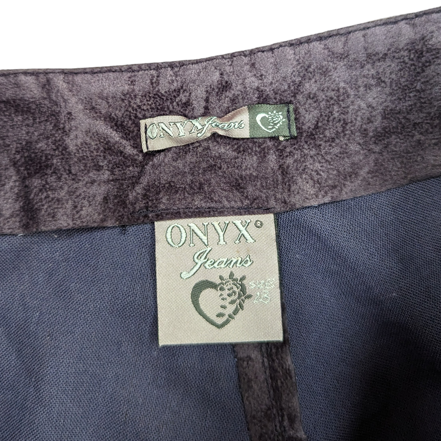 Y2K Velour Bootcut Trousers Size UK 10