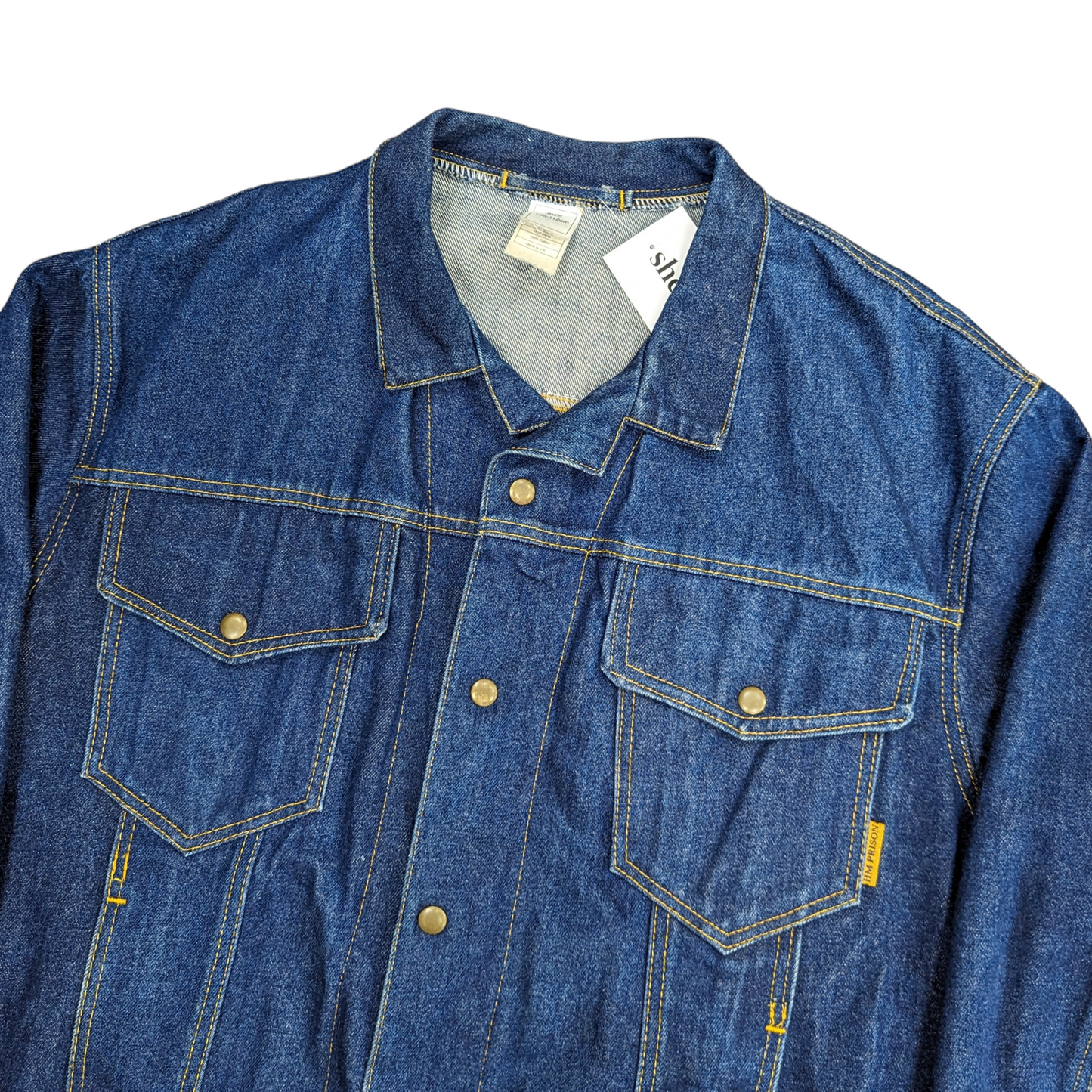 Denim sales prison jacket