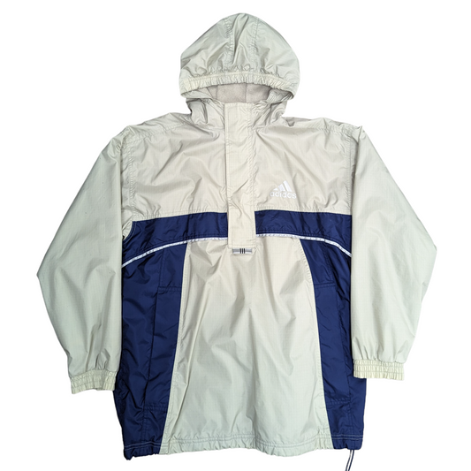 00s Adidas 1/4 Zip Windbreaker Size S