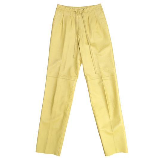 80s Genuine Leather Trousers Size UK 10