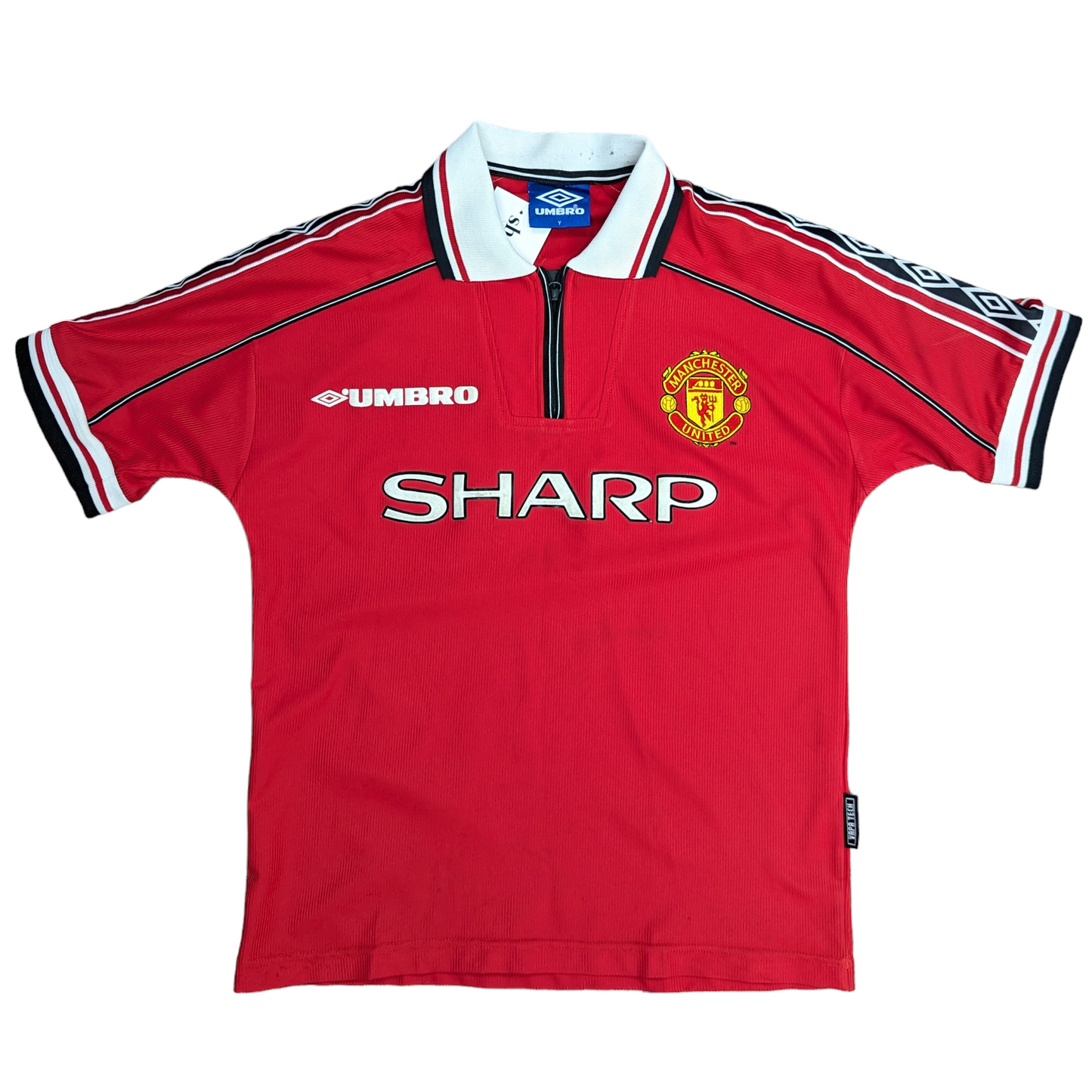 1998-00 Manchester United Shirt Size XS (Kids L)