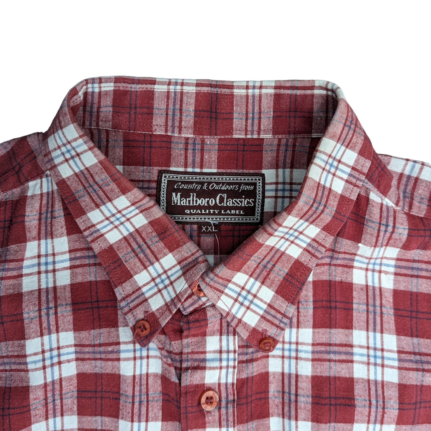 Vintage Marlboro Classics Check Shirt Size XXL