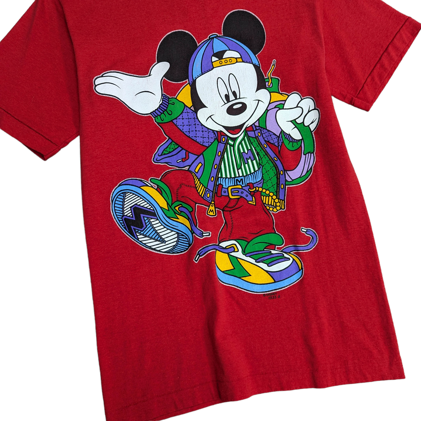 Disney Mickey Mouse Single Stitch T-Shirt Size S/M