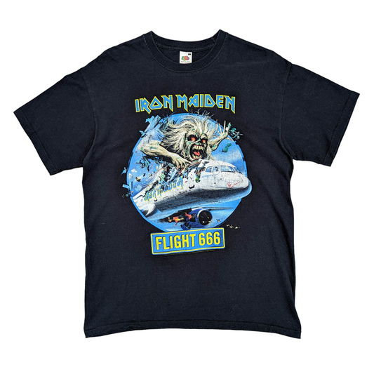 00s Iron Maiden Flight 666 T-Shirt Size L