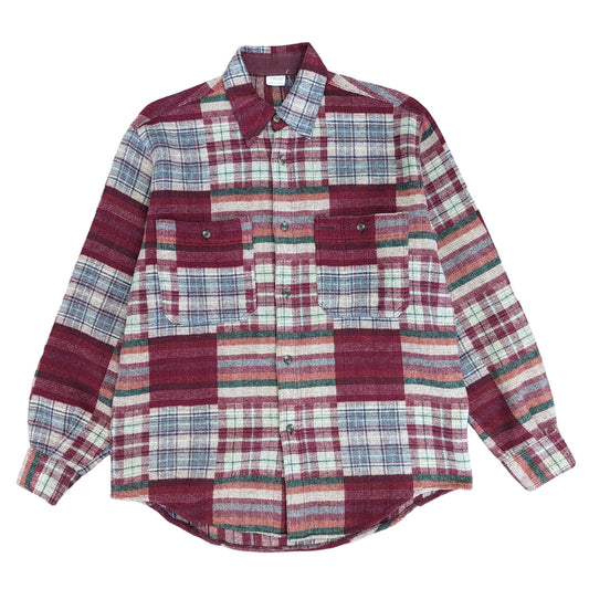 90s Benetton Wool Blend Flannel Shirt Size M