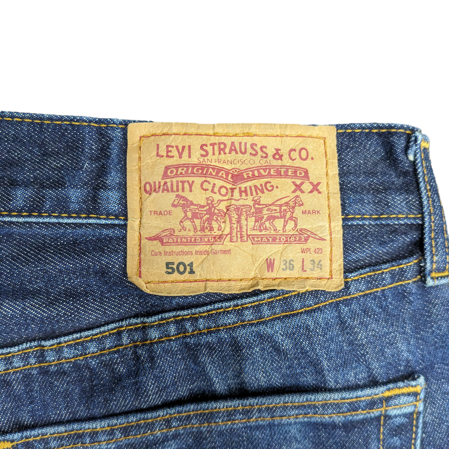 00s Levi's 501 Straight Leg Jeans W34 L29