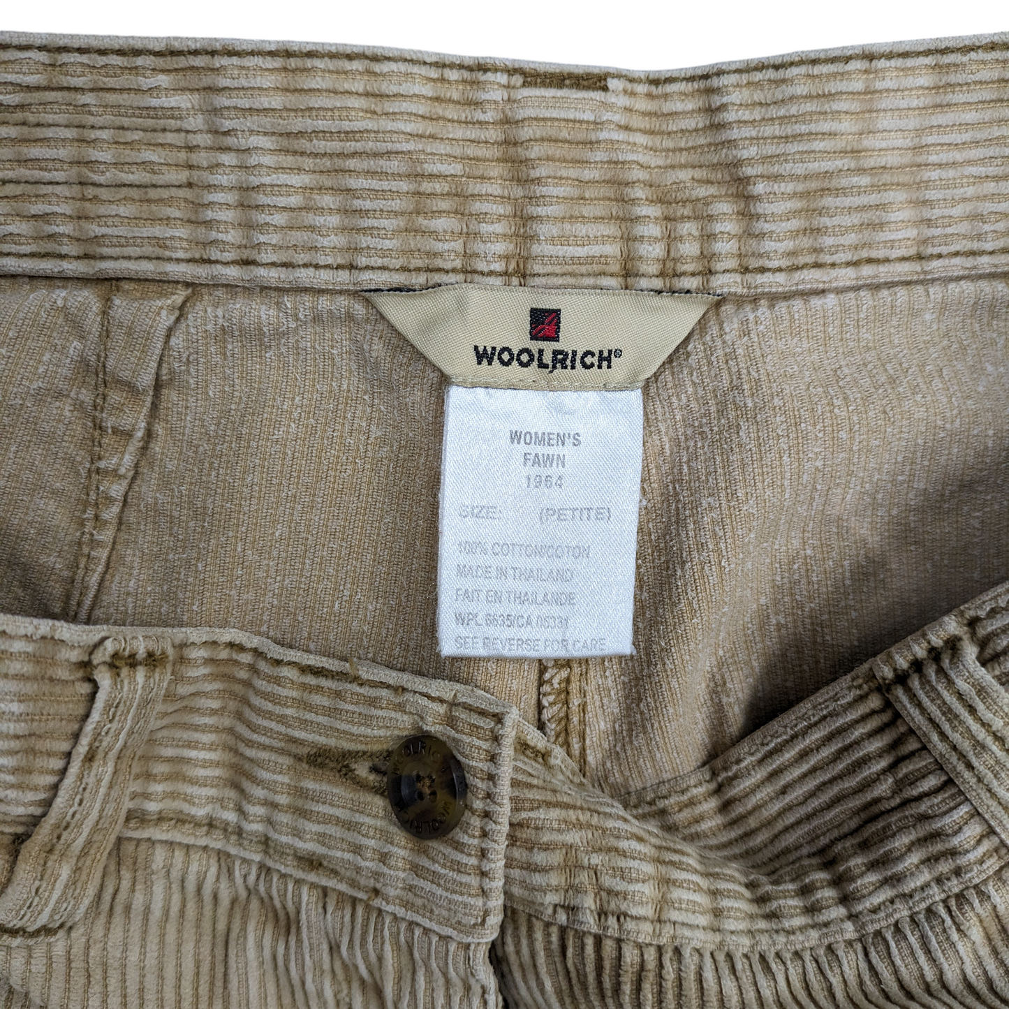 Woolrich Jumbo Cord Trousers UK 8