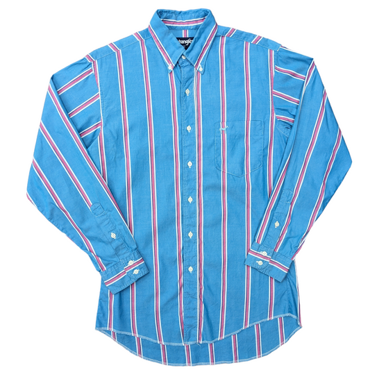 90s Wrangler Striped Shirt Size M