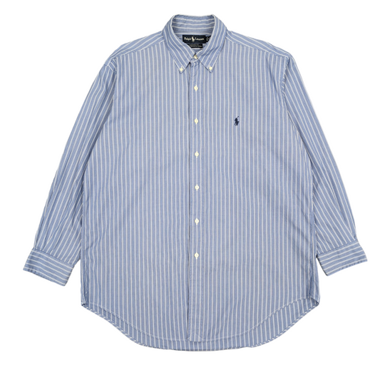Ralph Lauren Striped Yarmouth Oxford Shirt Size M/L