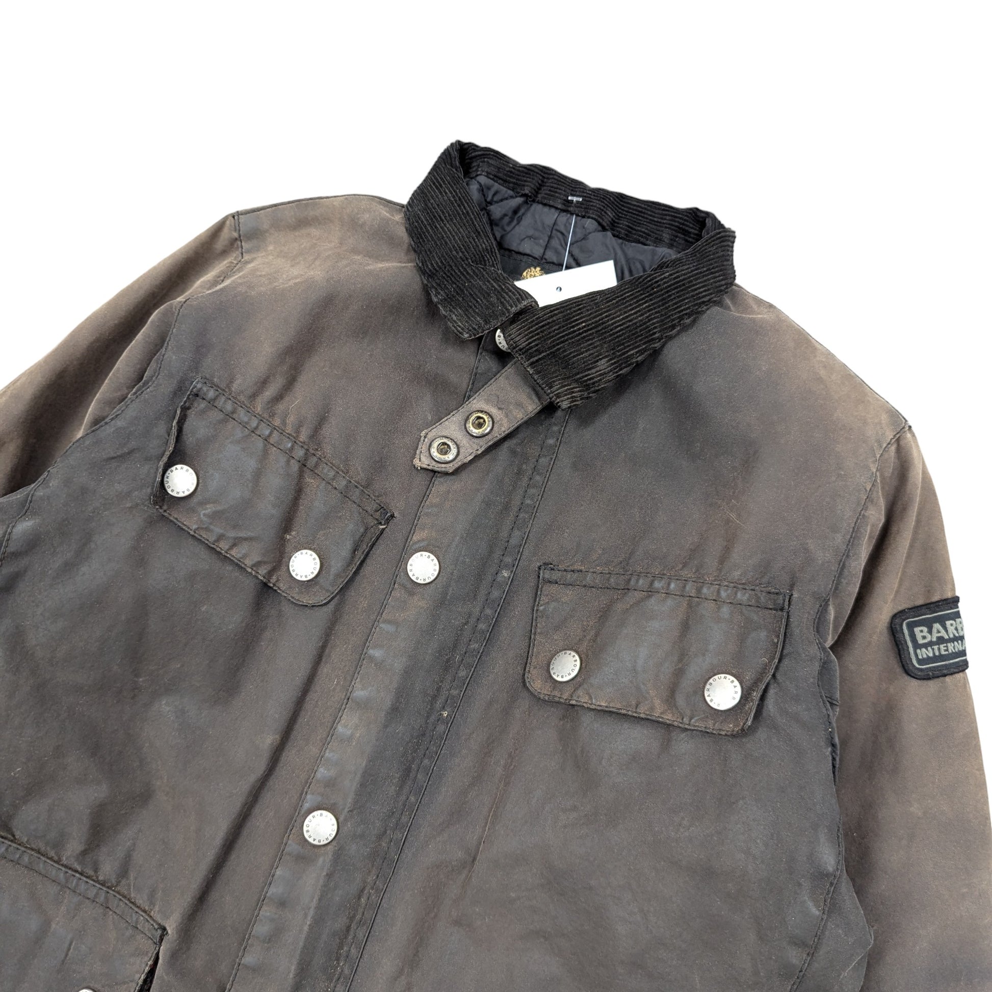 Barbour Wax Jacket Kids Size L 10 11 Years Sheanies Vintage