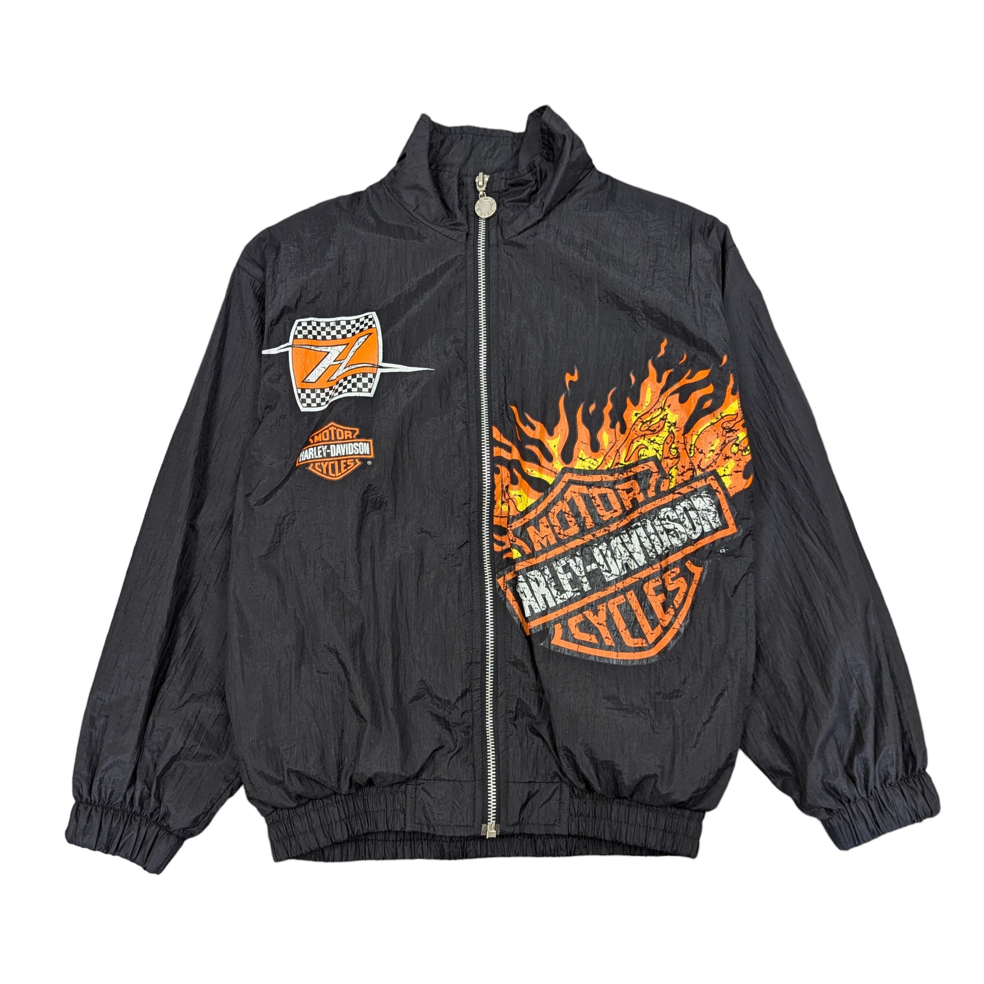 Harley Davidson Windbreaker Kids Age 8 10 Sheanies Vintage