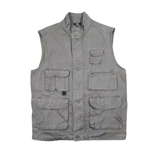Vintage Canvas Utility Vest Size XL