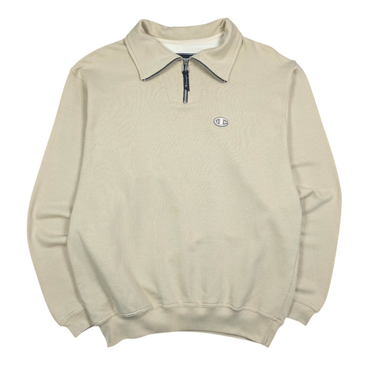 00s Champion 1/4 Zip Sweatshirt Size M