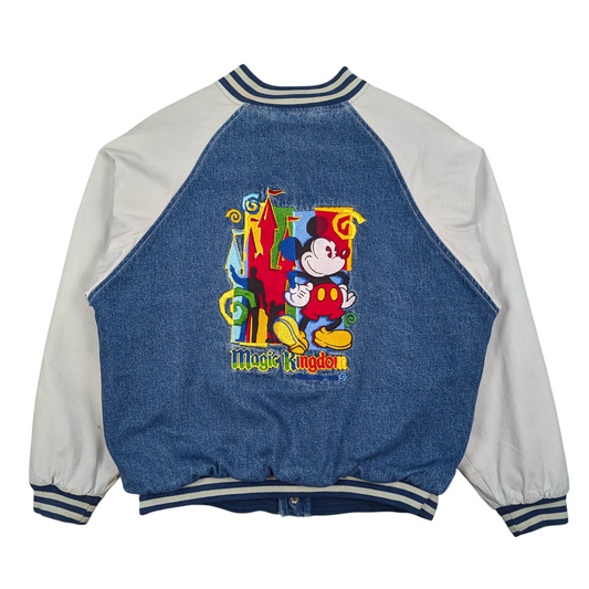 90s Disney Magic Kingdom Bomber Jacket Size S