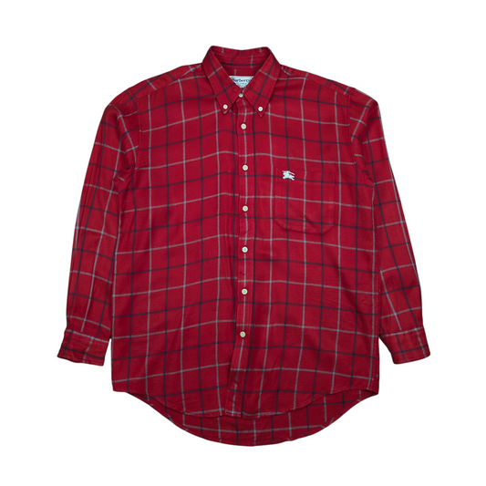Vintage Burberry Check Shirt Size L