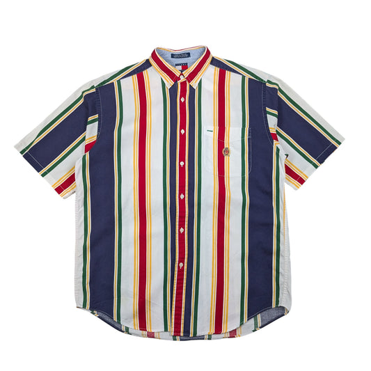 00s Tommy Hilfiger Striped Shirt Size XL