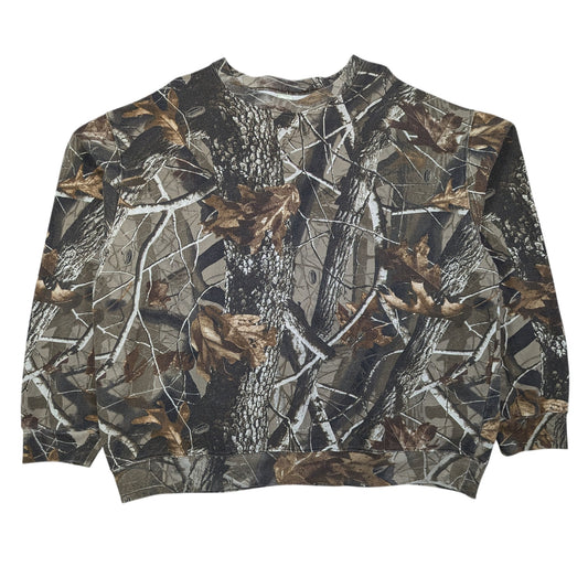 Real Tree Camo Sweatshirt Size XXL
