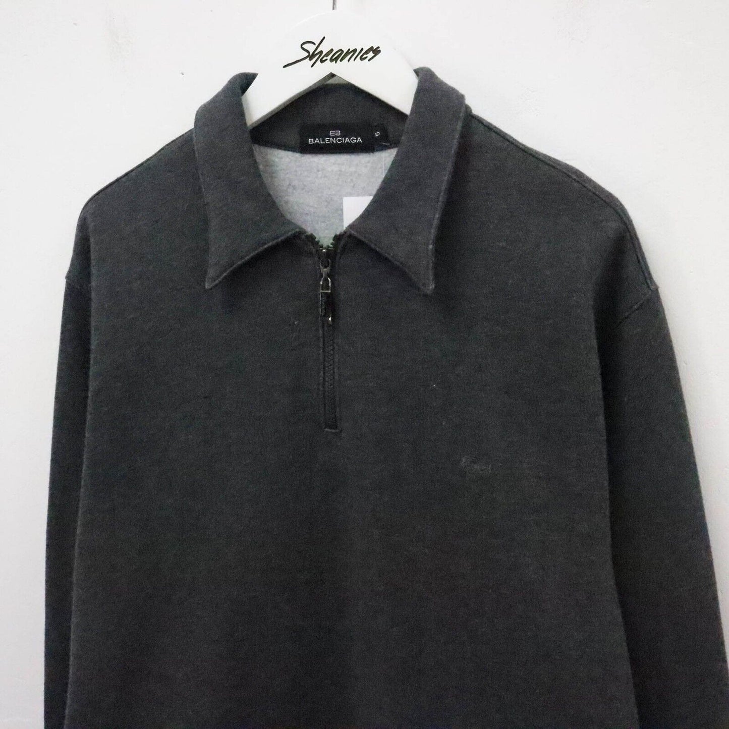 Balenciaga 1/4 Zip Sweatshirt Size XL
