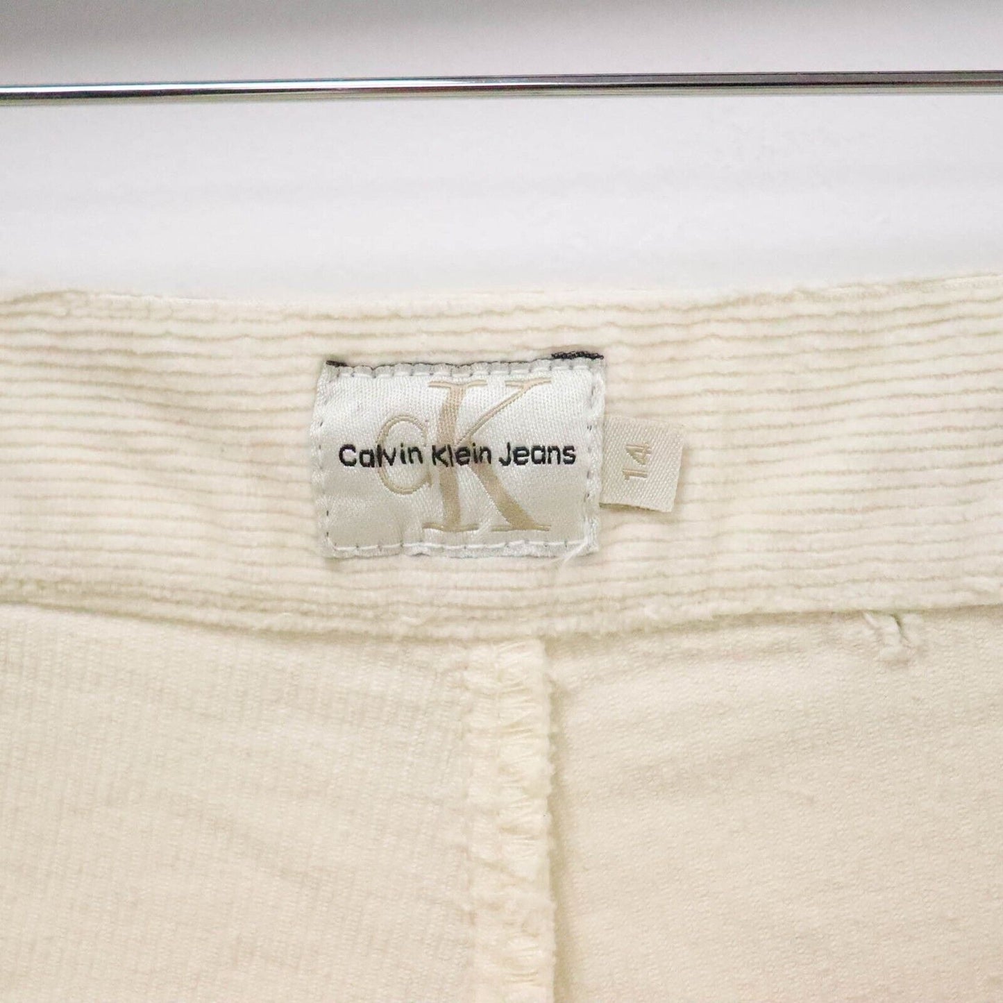 90s Calvin Klein Corduroy Flares Size UK 8